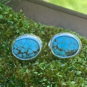 #8 mine Turquoise studs